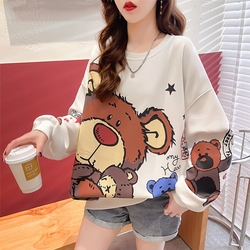 Женский пуловер с милым р..