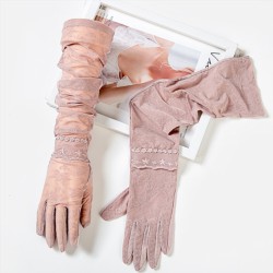 Женские длинные перчатки ..
