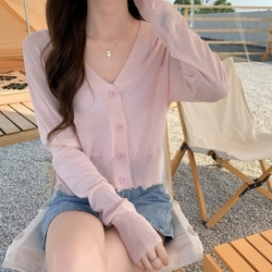 Льняной женский кардиган ..