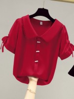 Красная женская блузка из..