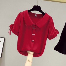 Красная женская блузка из..