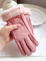 Теплые женские перчатки с..