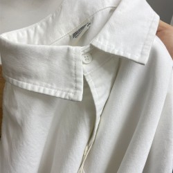 Женская белая рубашка с д..