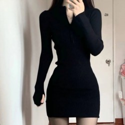 Черное длинное платье из ..