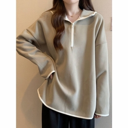 Женский свитшот с длинным..