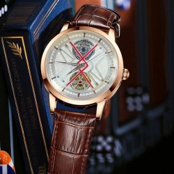 часы наручные мужские Часы скелетоны Мужские механические водостойкие мужские механические часы часы с автоподзаводом